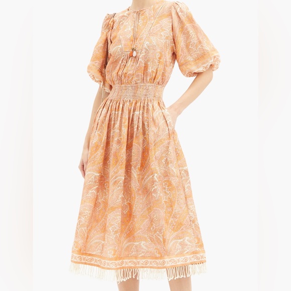Zimmermann Dresses & Skirts - Authentic Zimmermann Brighton Shirred waist dress